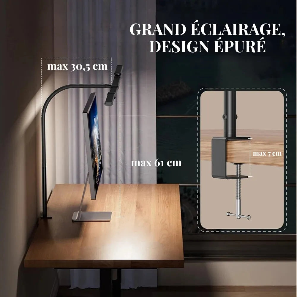 Lampe Architecte Liseuse Noire – Image 3